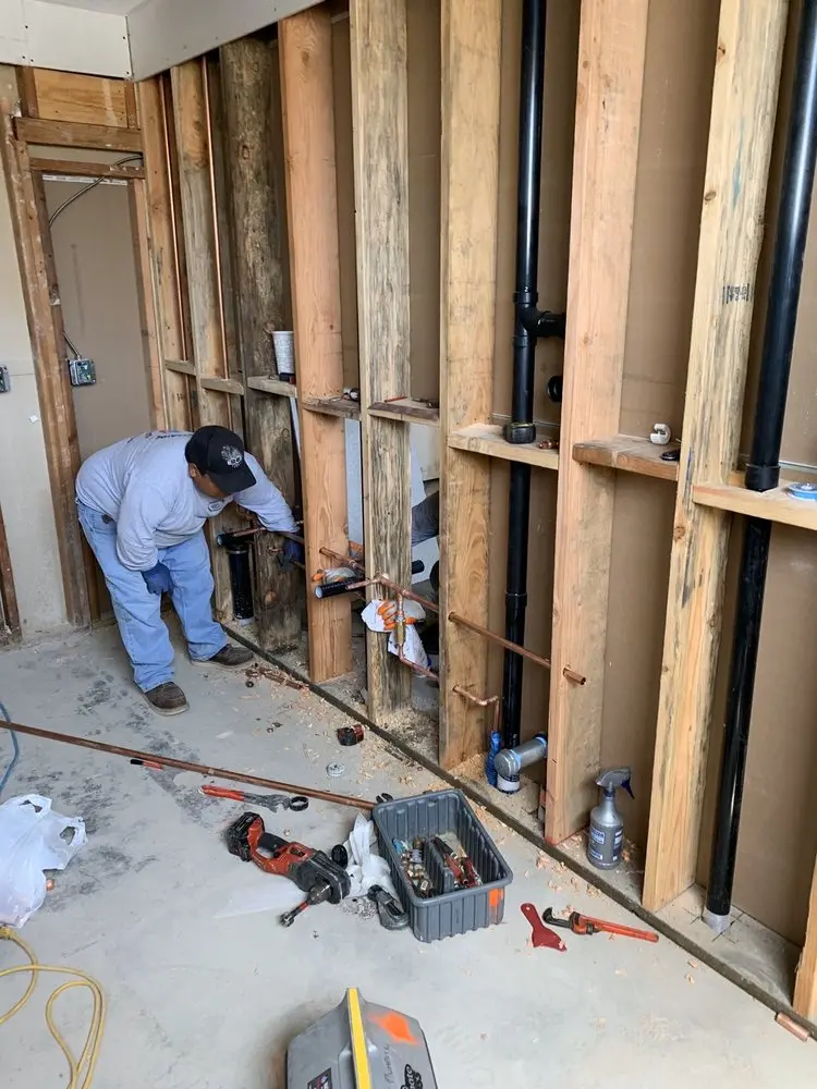 Commercial rough-in plumbing for Gas Line Repair in Saltsburg
